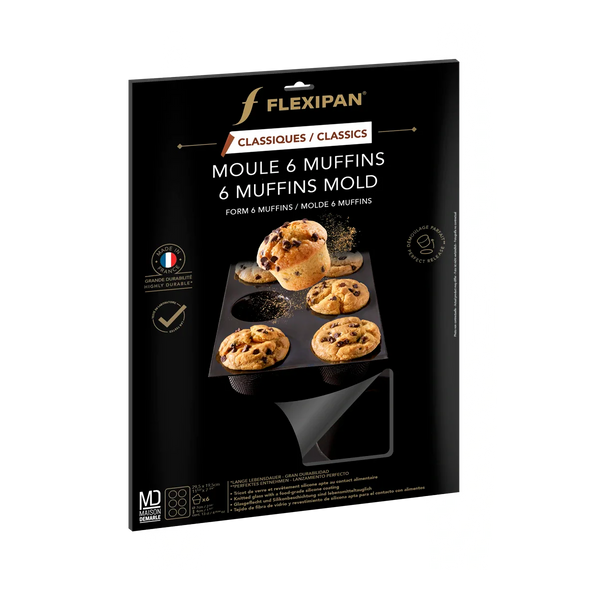 Moule 6 Muffins Flexipan