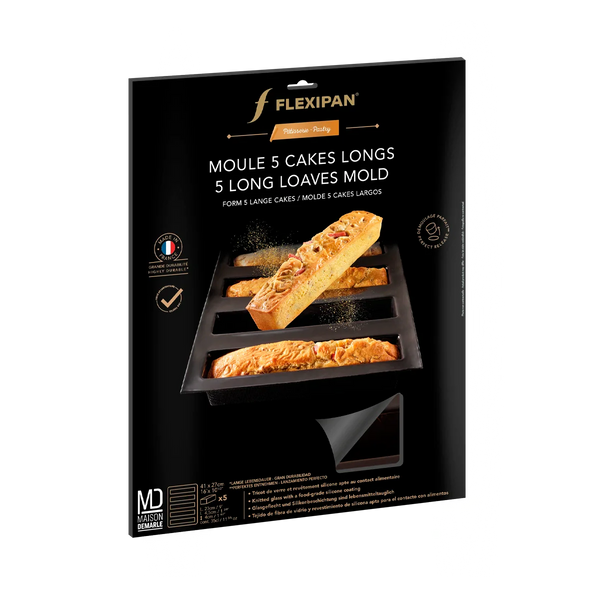 Moule 5 Cakes Longs Flexipan